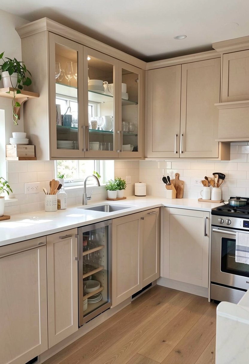 Create a Glass Cabinet Section