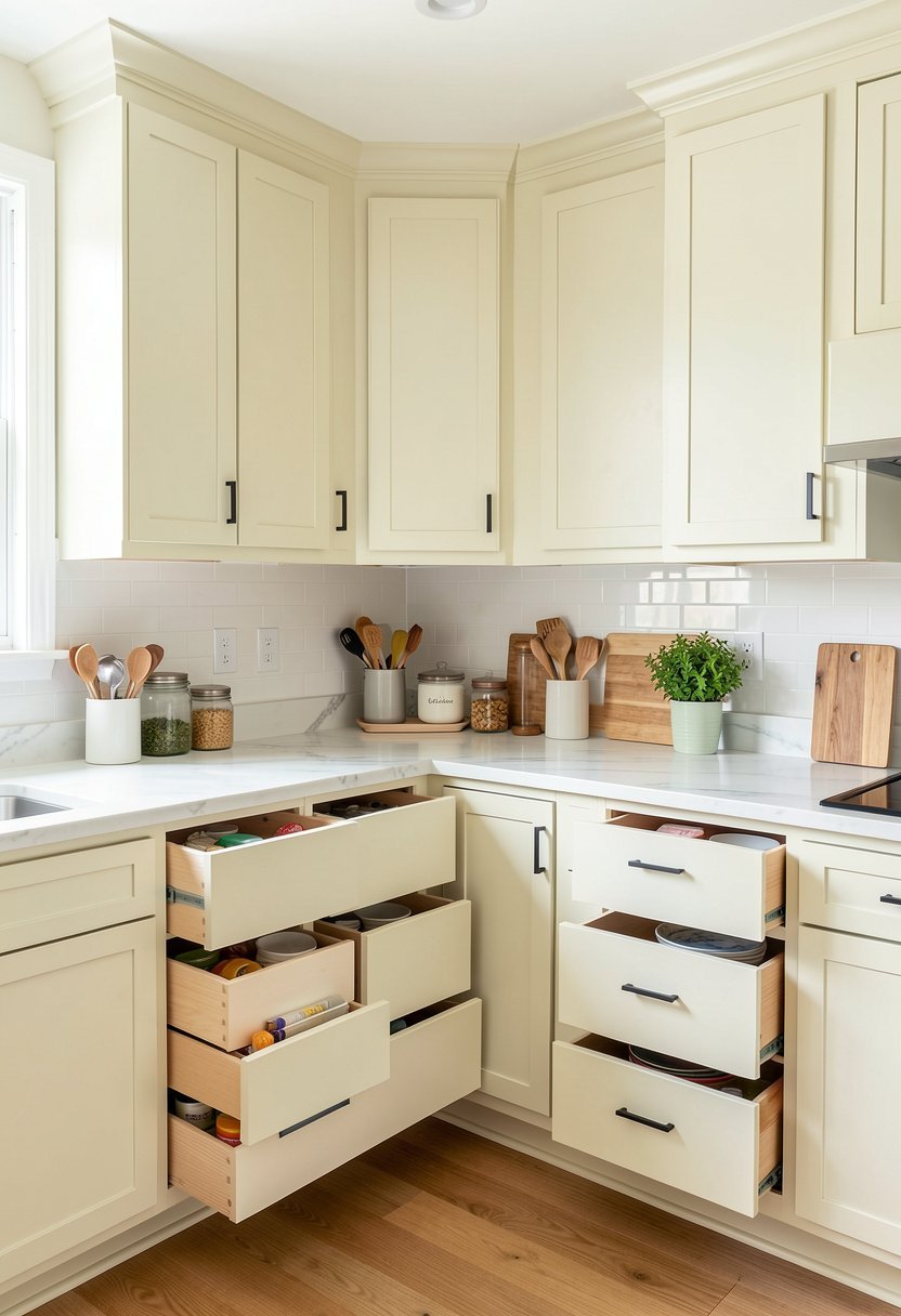Custom Built in Drawers