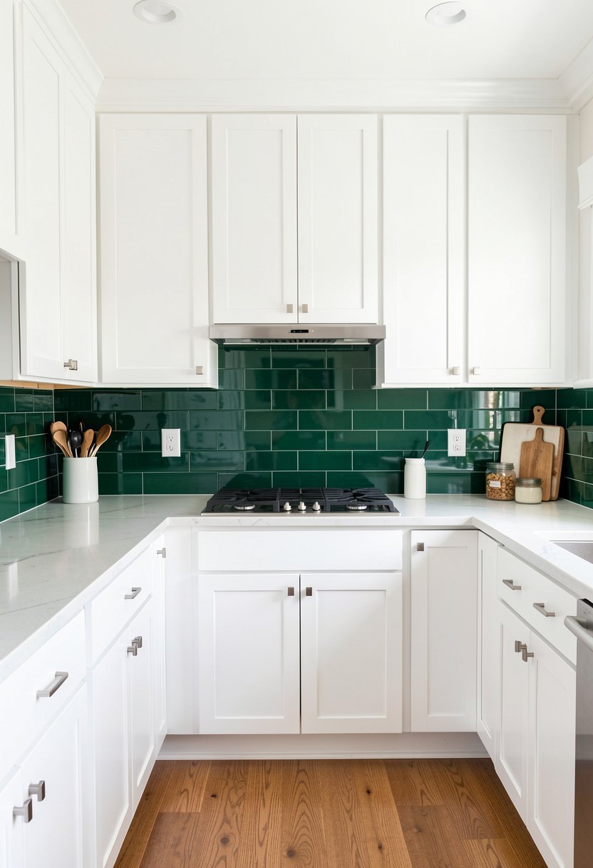 Deep Emerald Green for a Bold Look