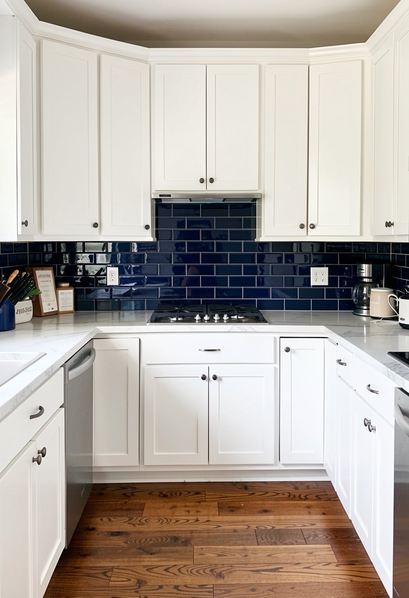 Deep Navy Tiles for Drama