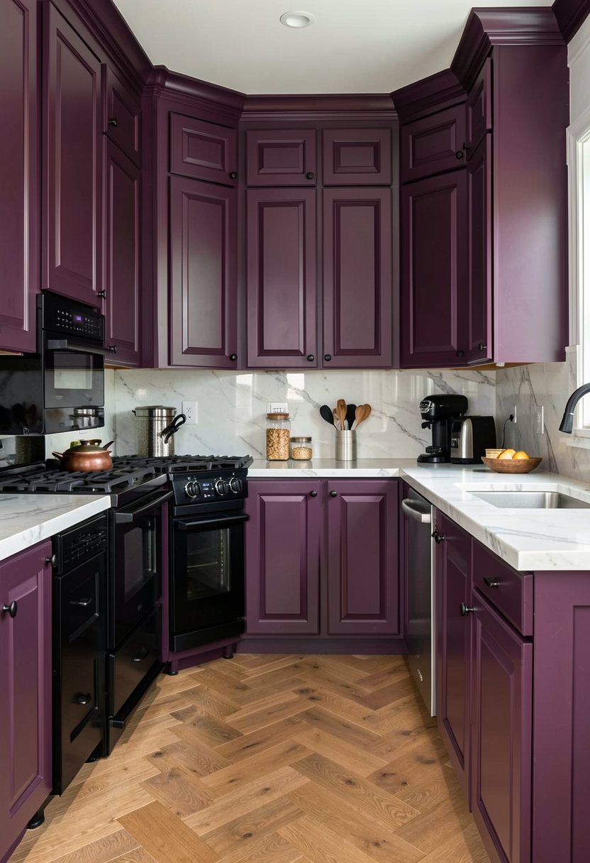 Deep Plum for Bold Luxury