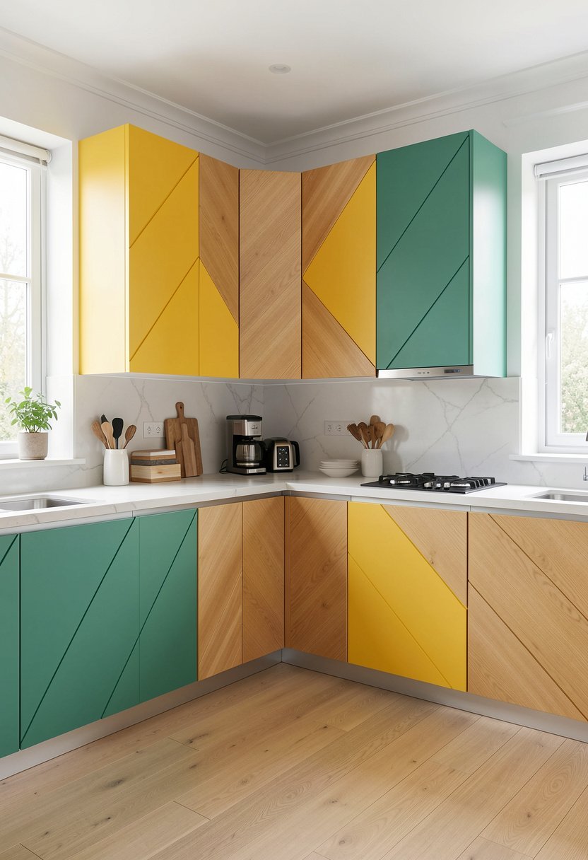 Diagonal Cabinet Fronts