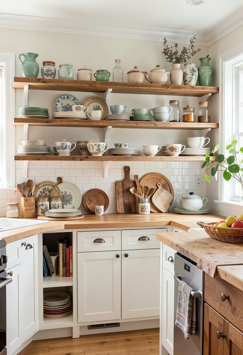 Display Open Shelf Dishes