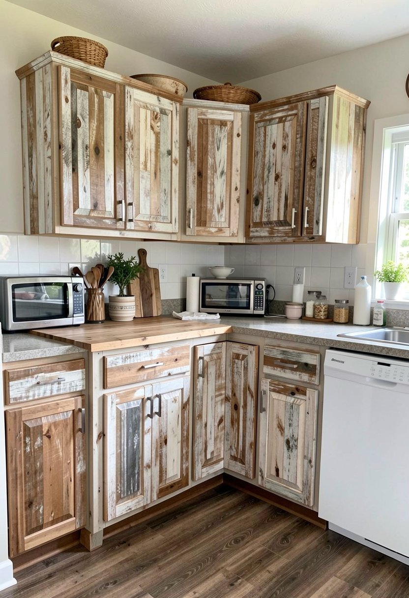 Distressed Wood for a Rustic Vibe