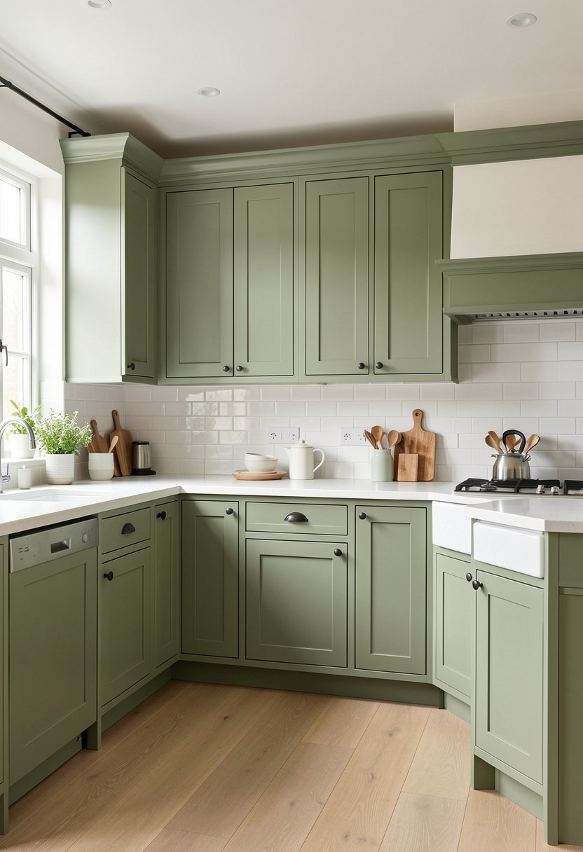 Earthy Sage Green Tones