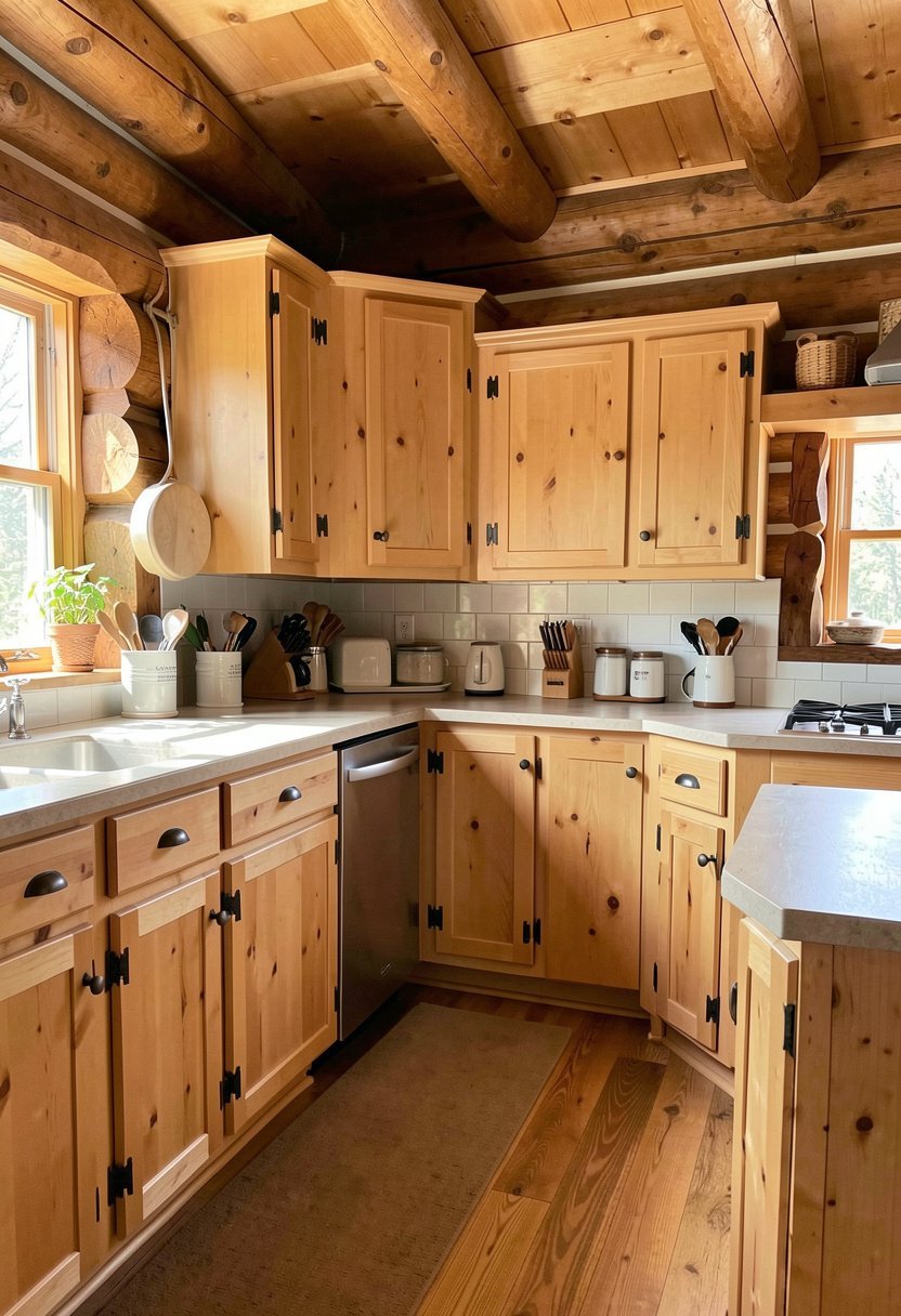 Exposed Hinges for a Vintage Touch