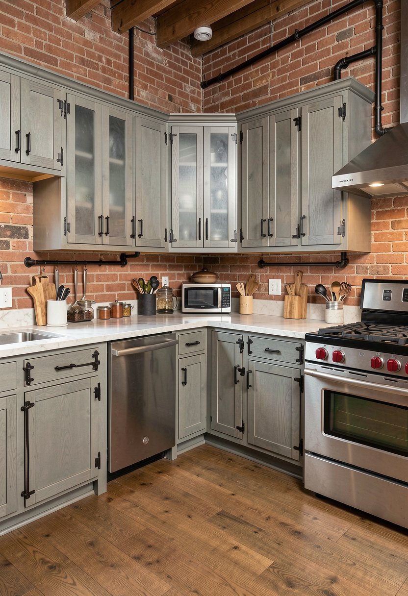Exposed Pipe Hardware Accents