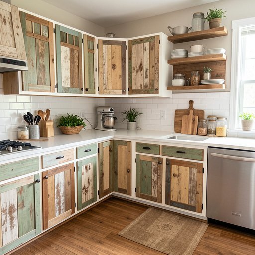 13 upcycled kitchen cabinet ideas
