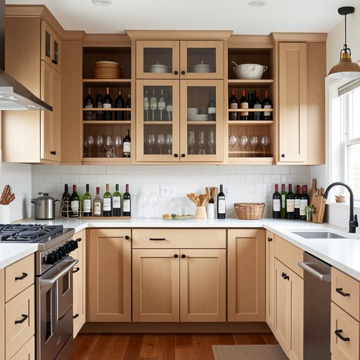 12 wine kitchen cabinet ideas