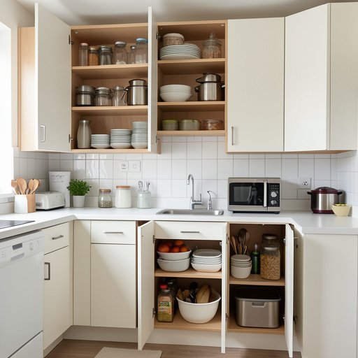 10 apartment kitchen cabinet organization ideas
