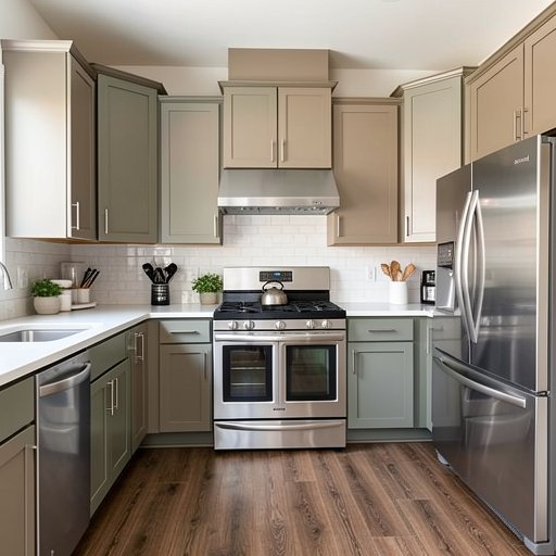 11 kitchen cabinet color ideas with stainless steel appliances