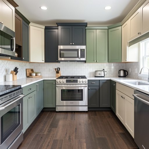 12 kitchen cabinet color ideas with silver appliances