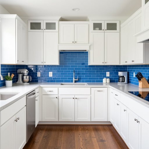 12 white kitchen cabinets blue backsplash ideas