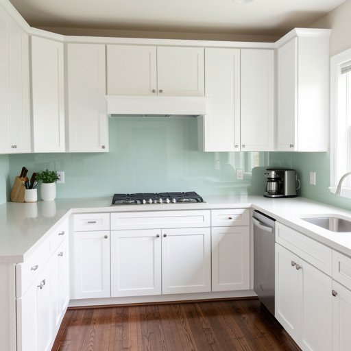 13 glass backsplash kitchen ideas with white cabinets