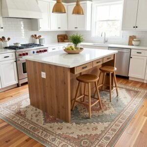 10 kitchen island rug ideas