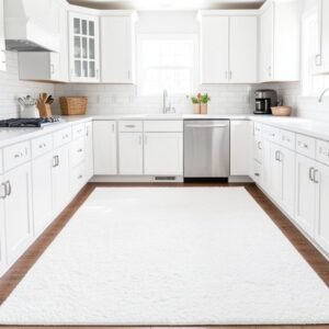 12 white kitchen rug ideas