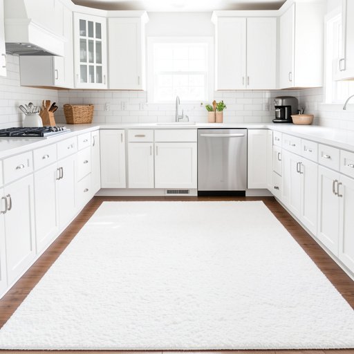 12 white kitchen rug ideas