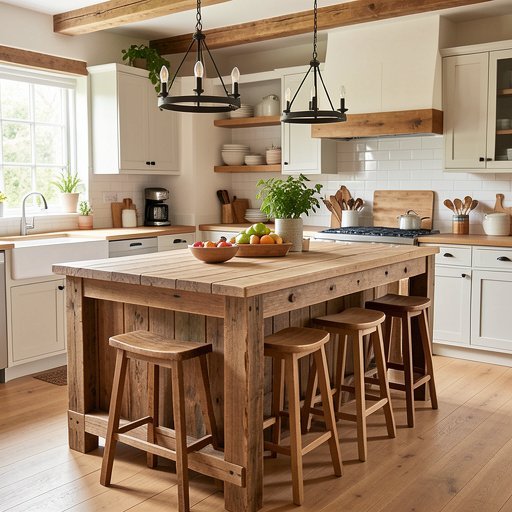 12 rustic kitchen island ideas