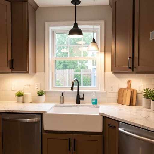 14 kitchen sink lighting ideas