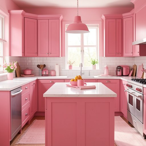 12 pink kitchen decor ideas
