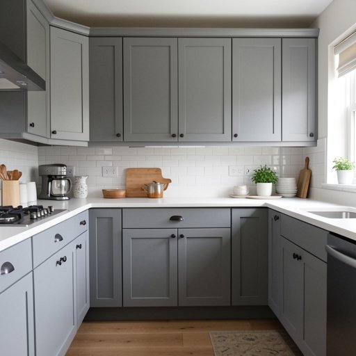 14 grey cabinet kitchen decor ideas