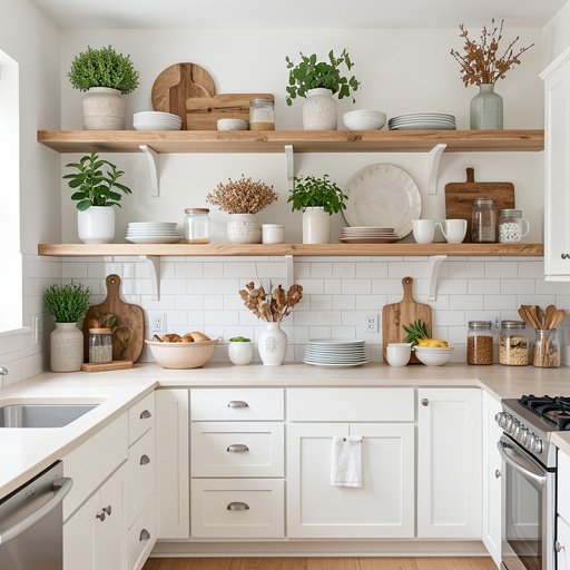 10 kitchen shelf decor ideas