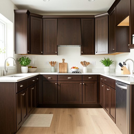 13 dark brown kitchen cabinet ideas