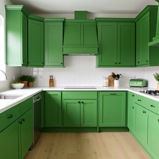 10 green painted kitchen cabinet ideas