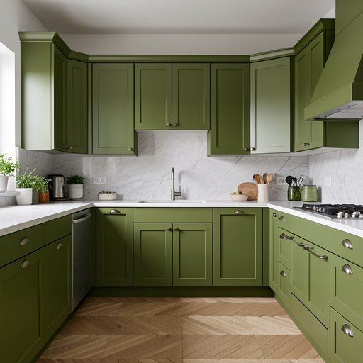 11 olive green kitchen cabinet ideas
