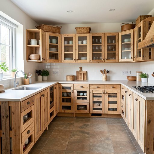 13 pallet kitchen cabinet ideas