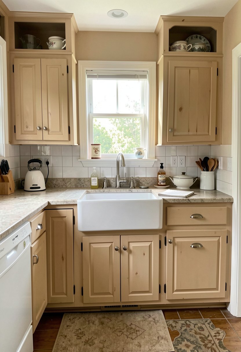 Feature a Large Farmhouse Sink