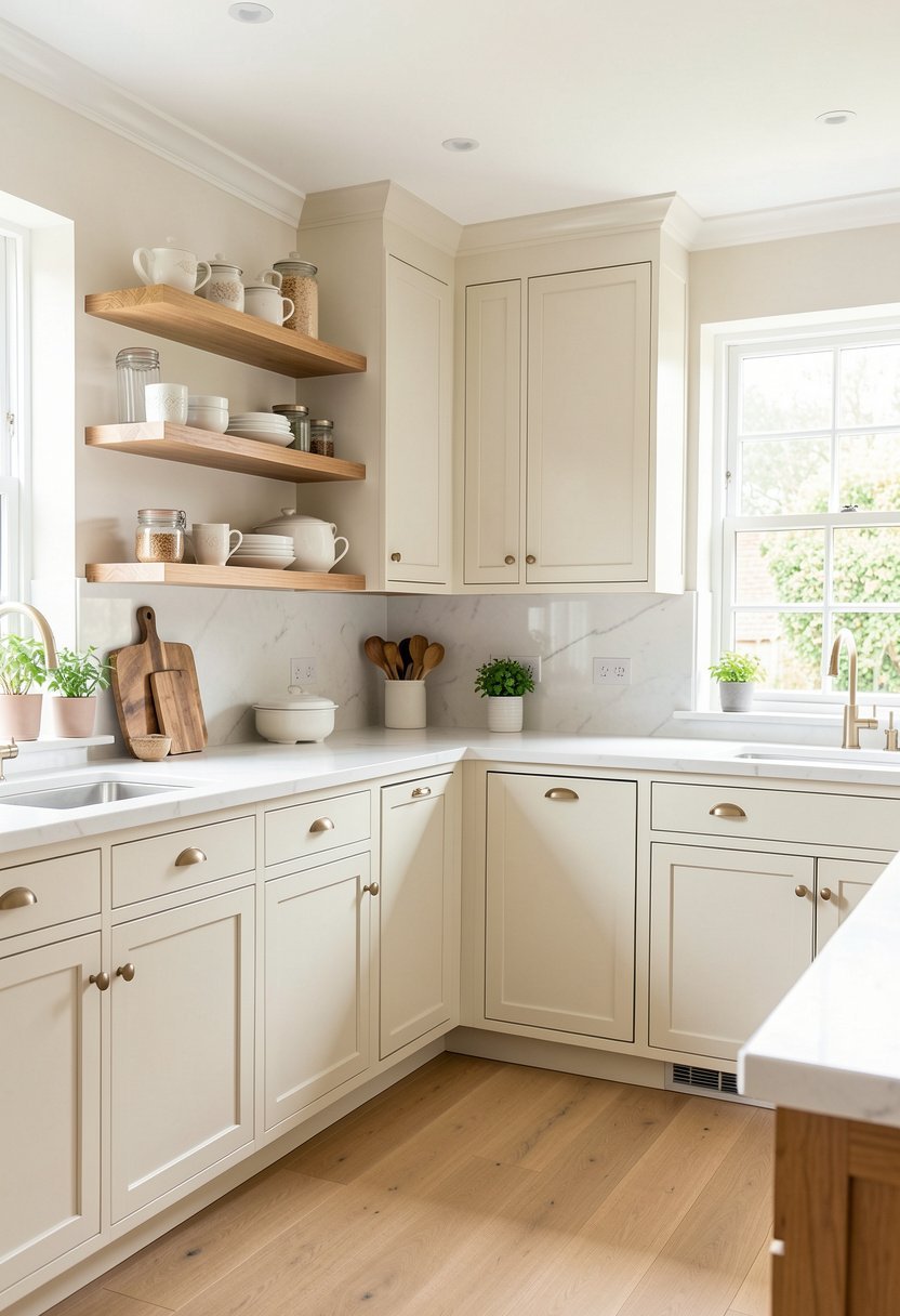 Floating Shelves Near Windows