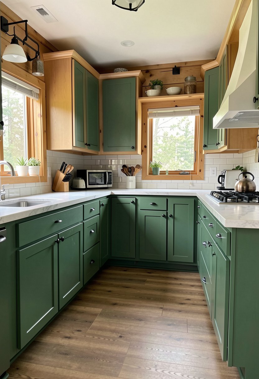 Forest Green Painted Lower Units
