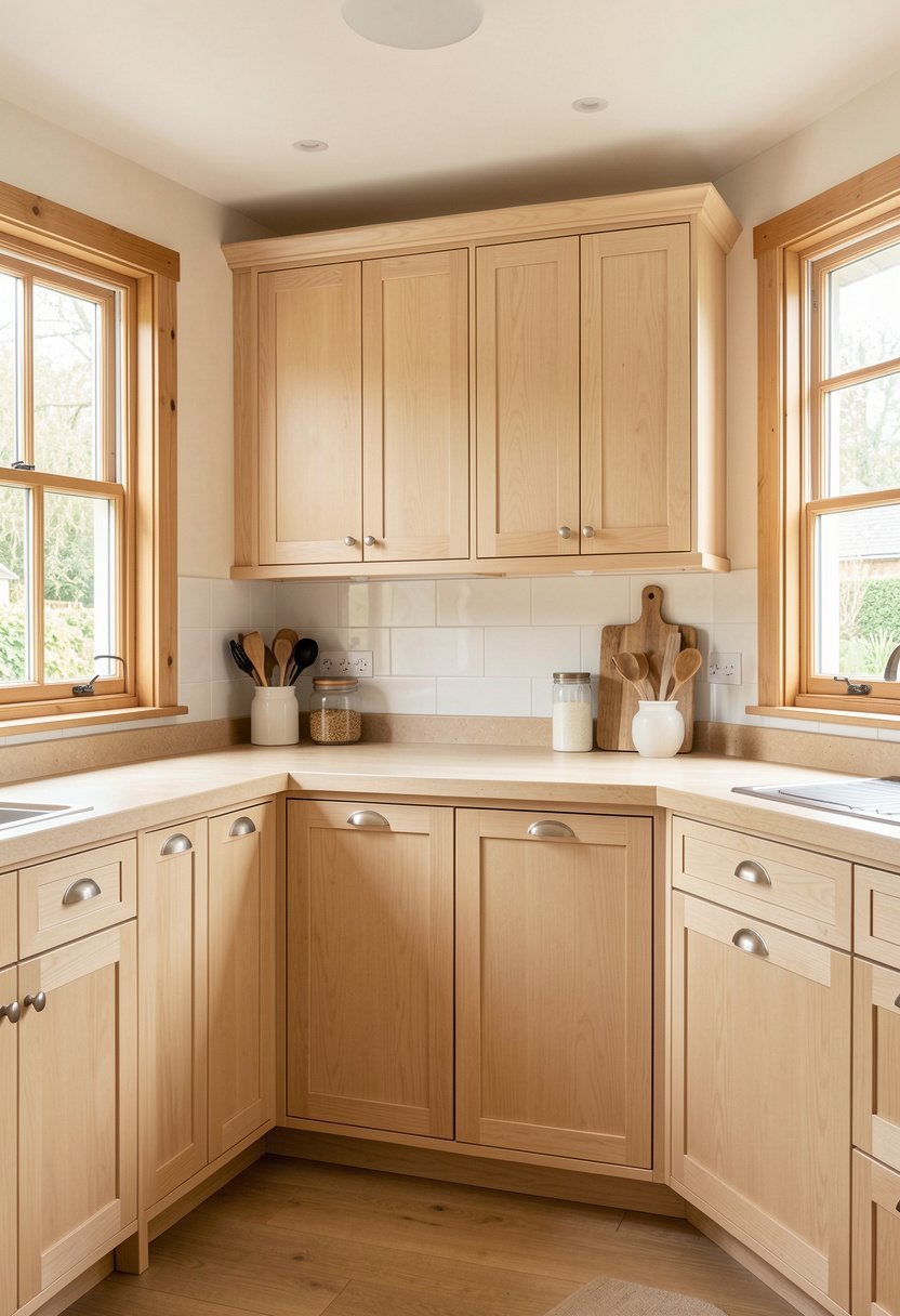 Frame the Windows with Matching Wood