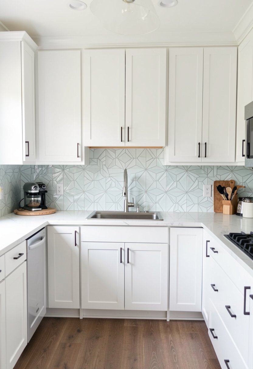 Geometric Patterned Glass Tiles