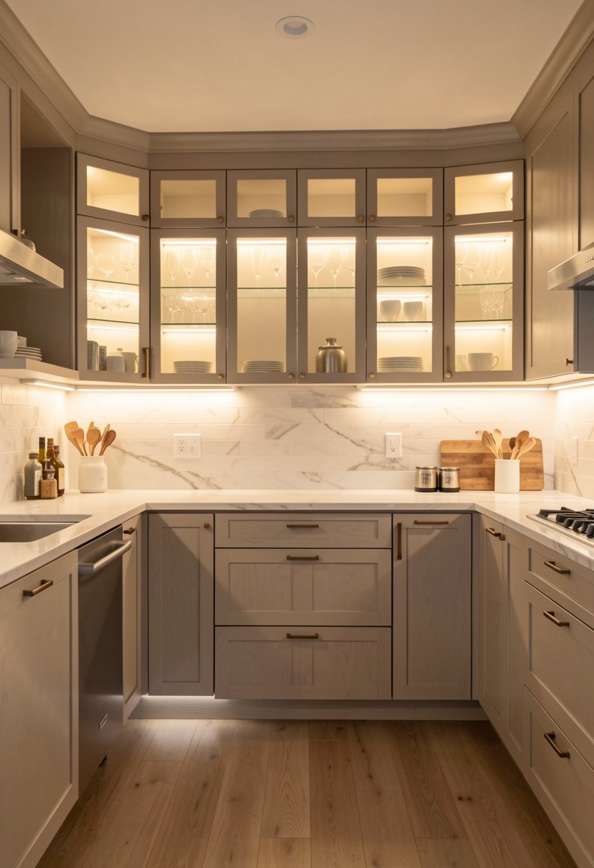 Glass Front Cabinet Lighting