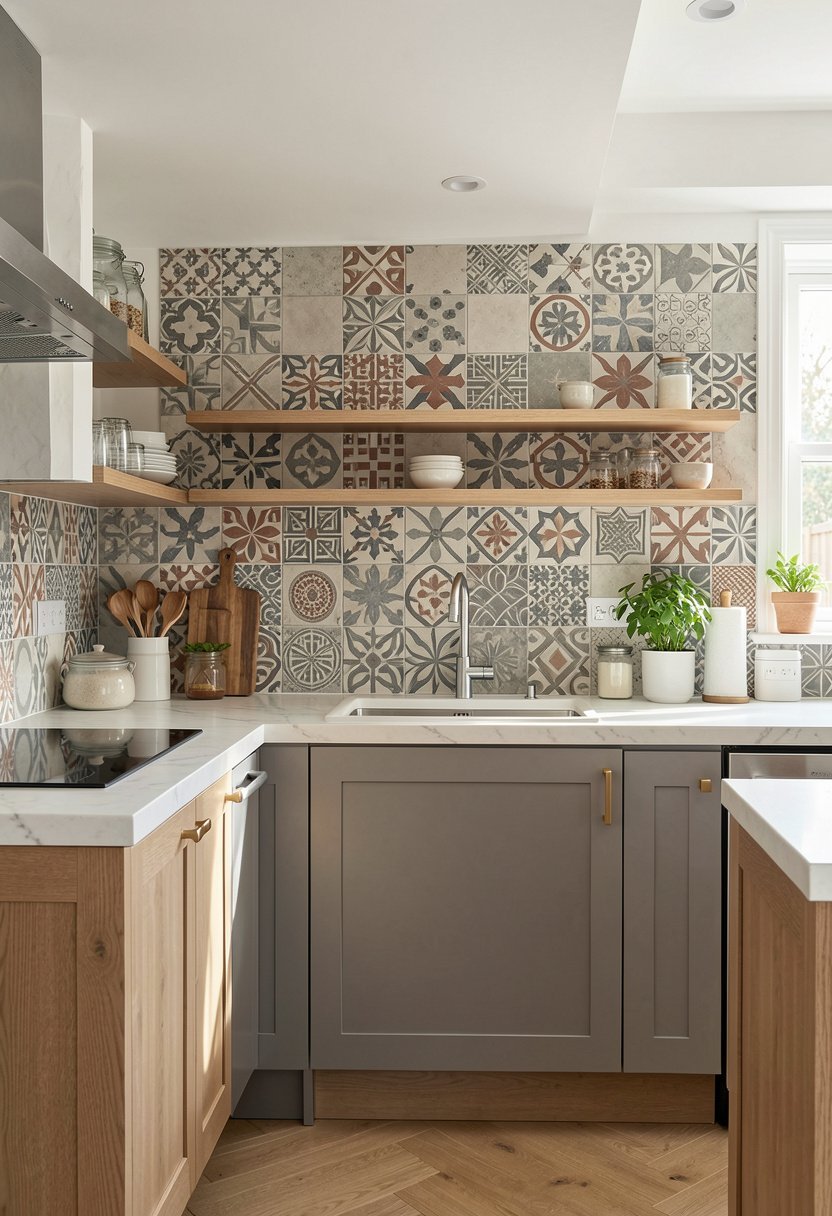 Go Bold with Patterned Cement Tiles