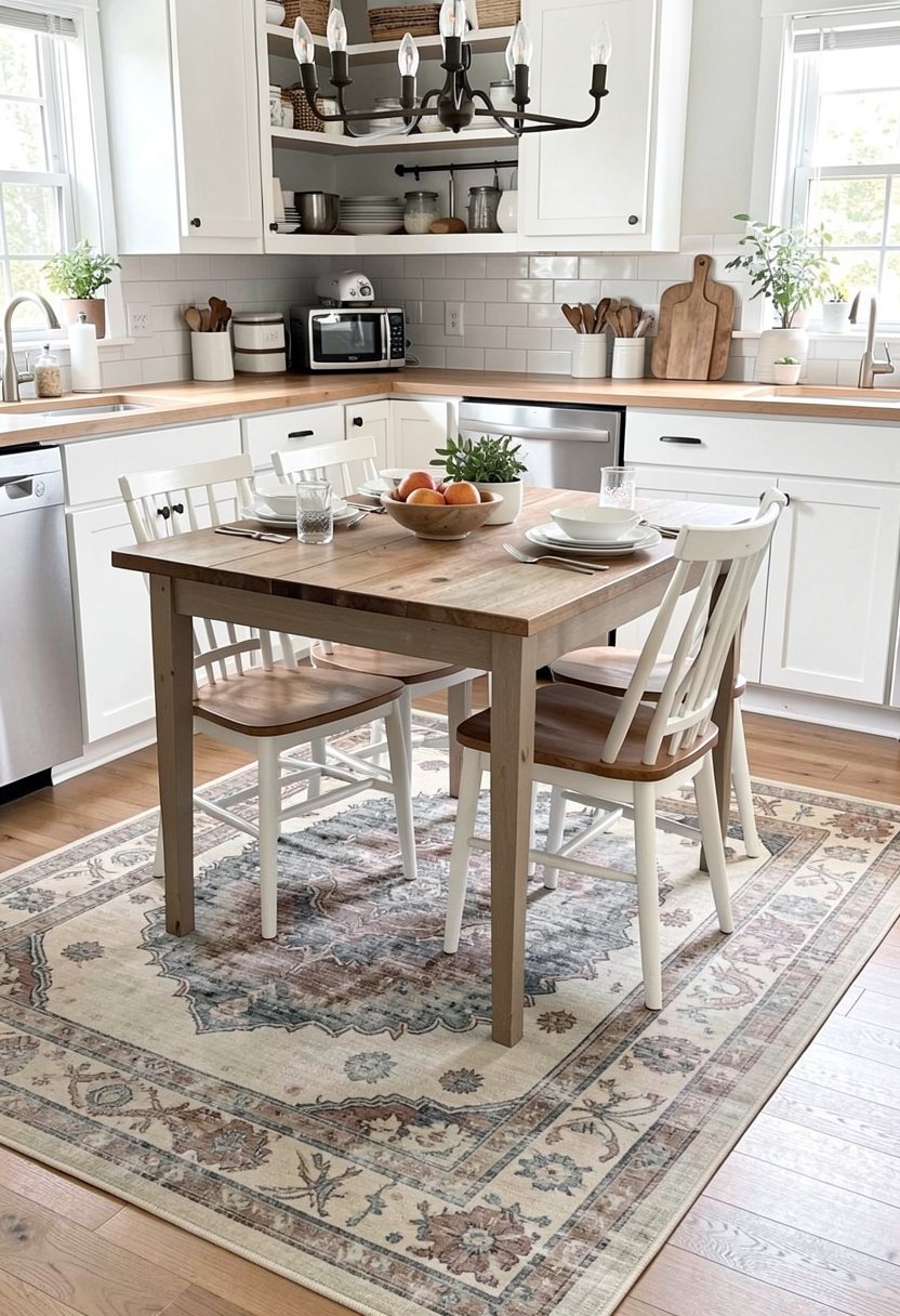 Go for a Vintage Style Faded Rug