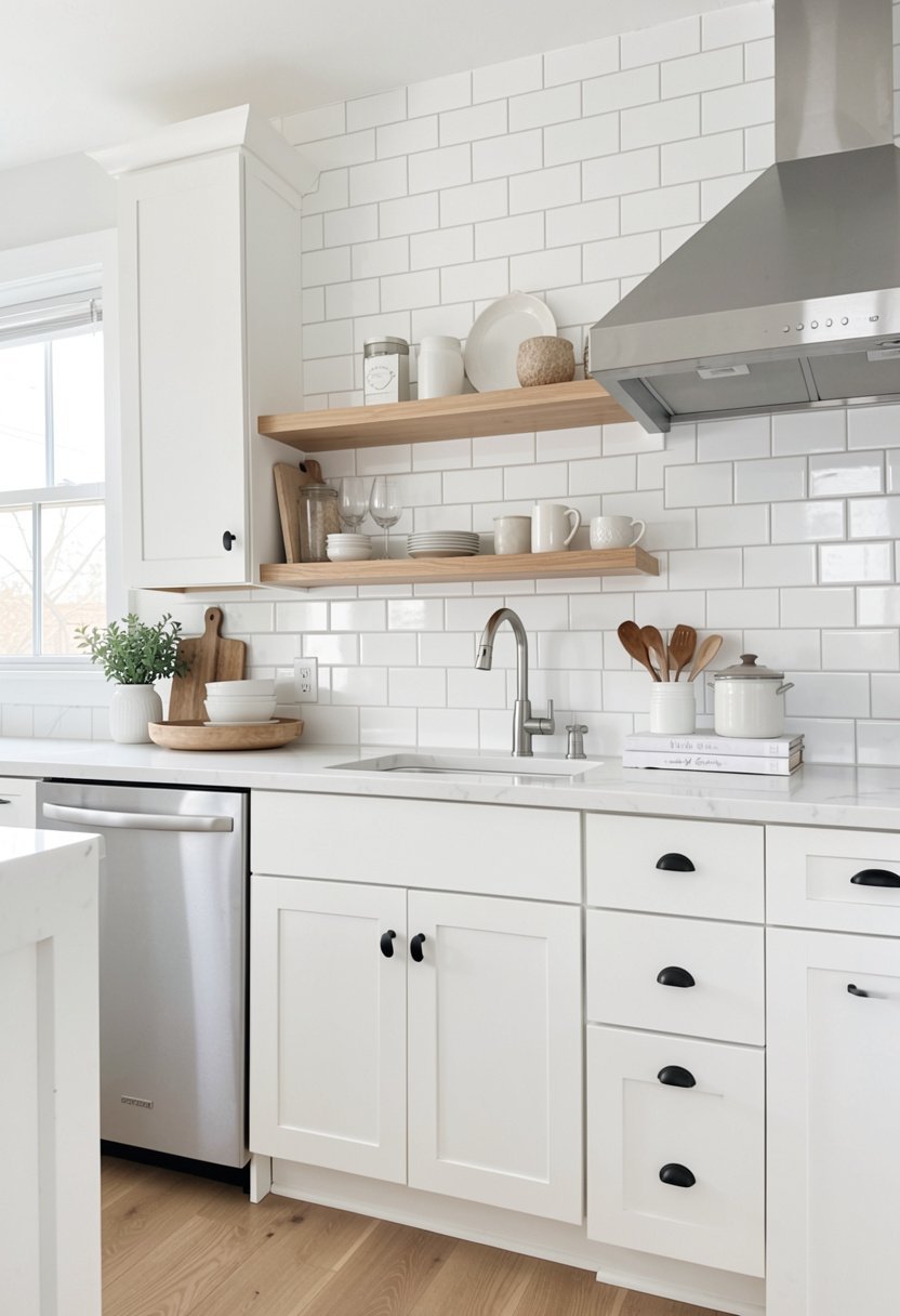 Go with Classic White Subway Tiles