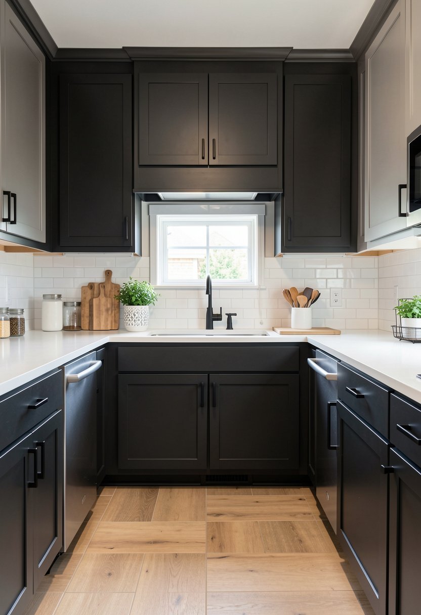Go with Matte Black for Contrast