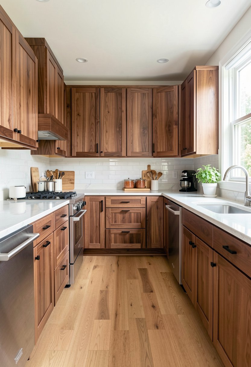 Go with Natural Walnut Wood