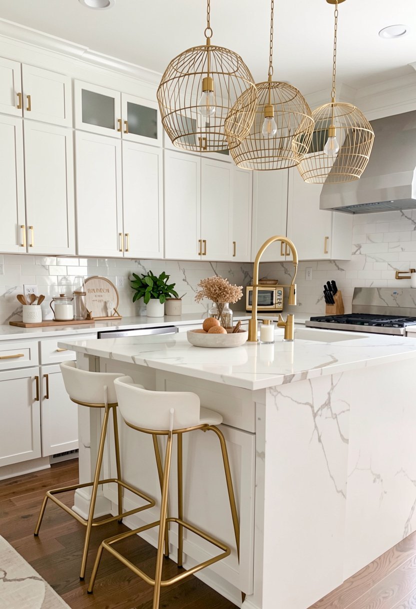 Gold Wire Baskets