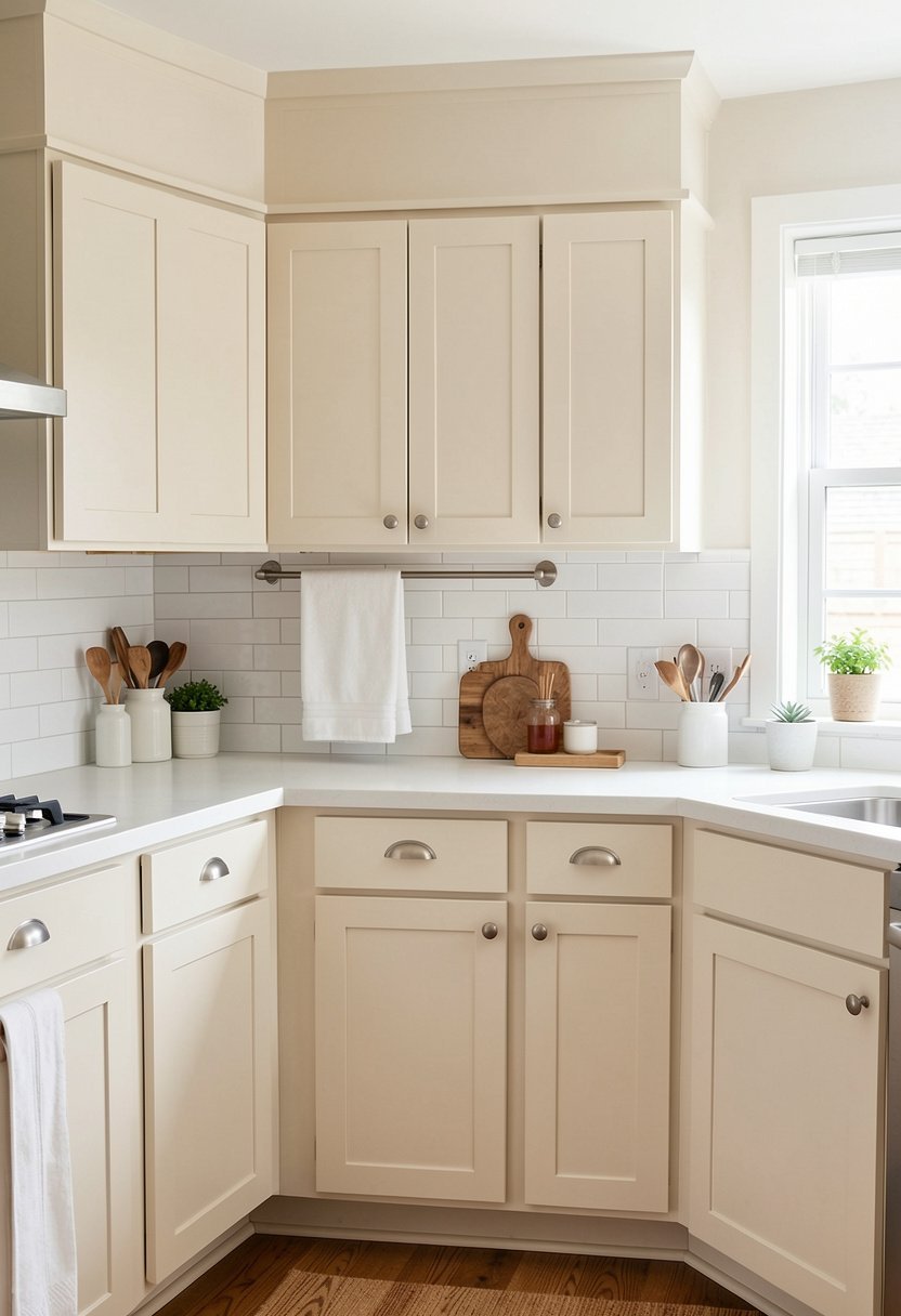 Hang a Sturdy Rod for Kitchen Towels