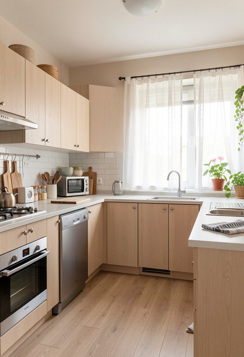 Hang Curtains Over Storage