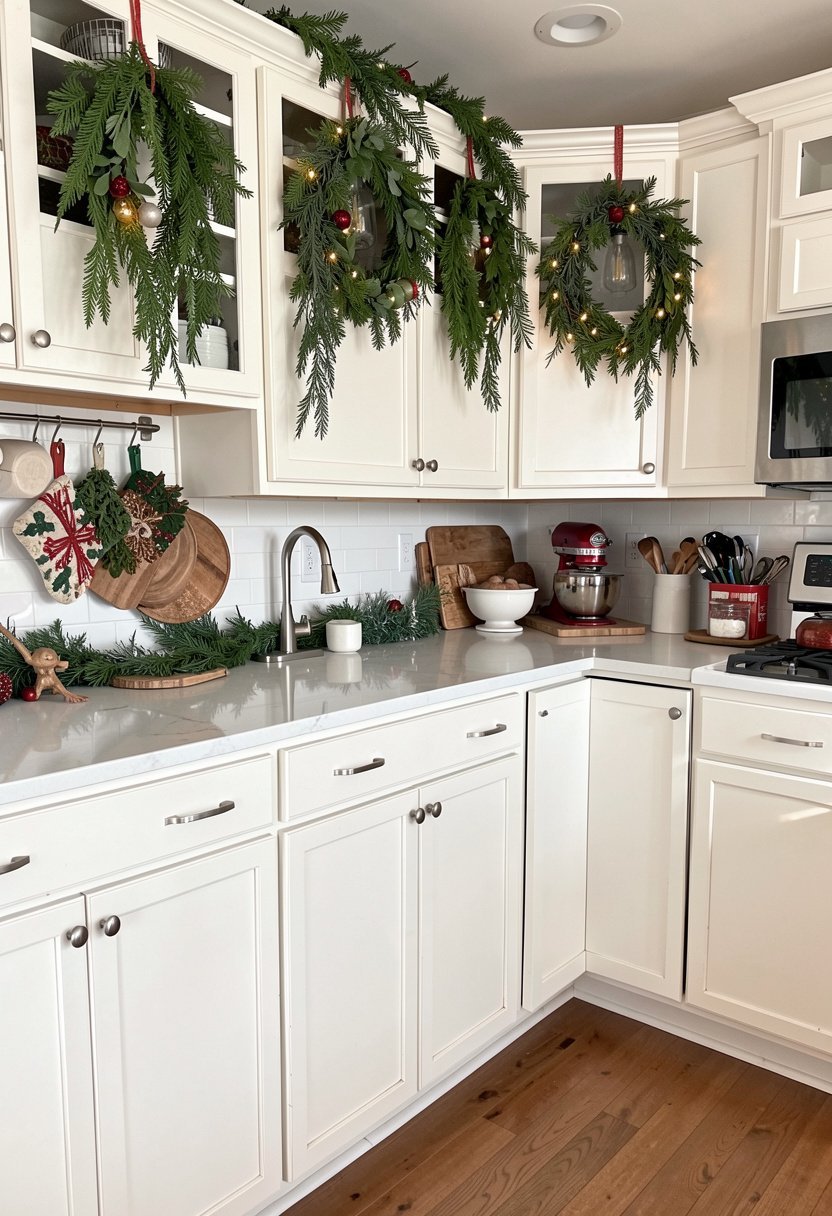 Hang Fresh Greenery From Your Cabinets