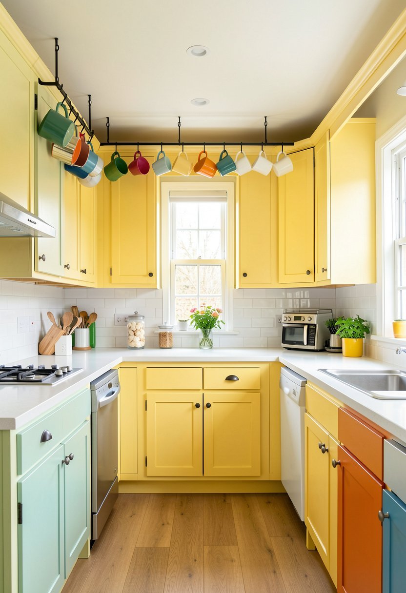Hang Mugs On Ceiling Hooks