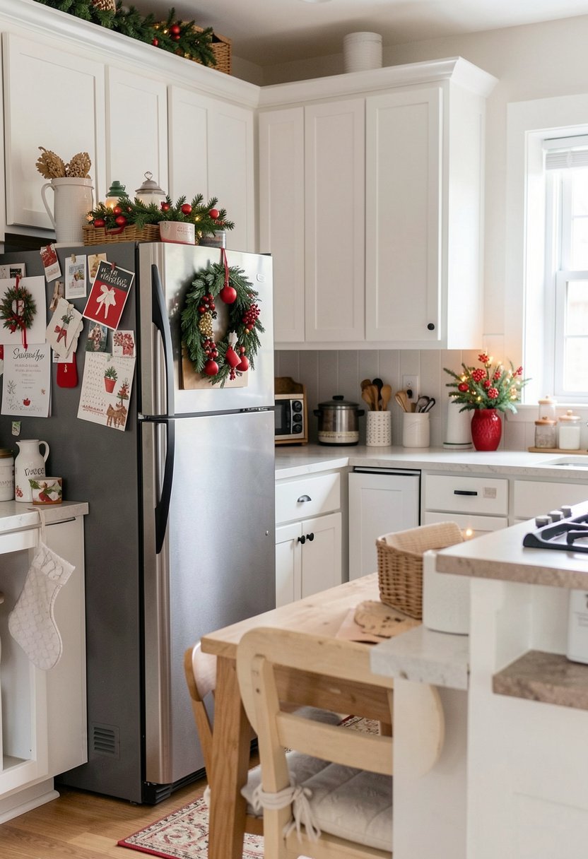 Hang Seasonal Art On the Fridge