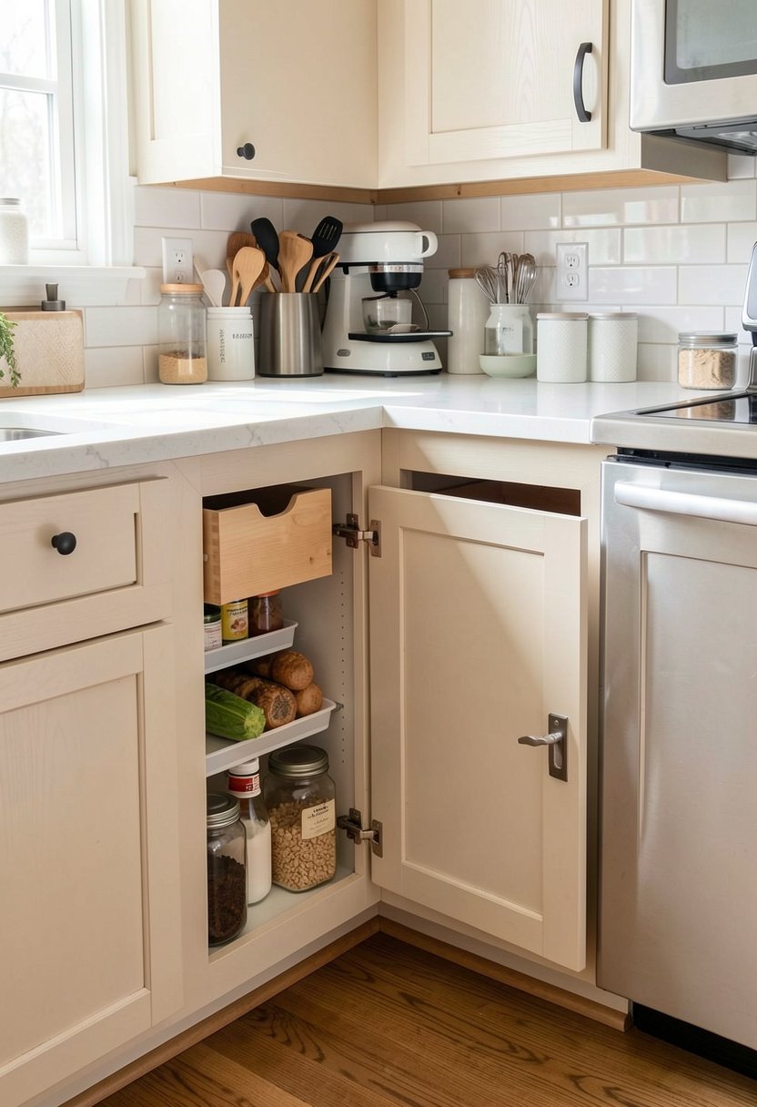 Hidden Drawer Inside a Cabinet