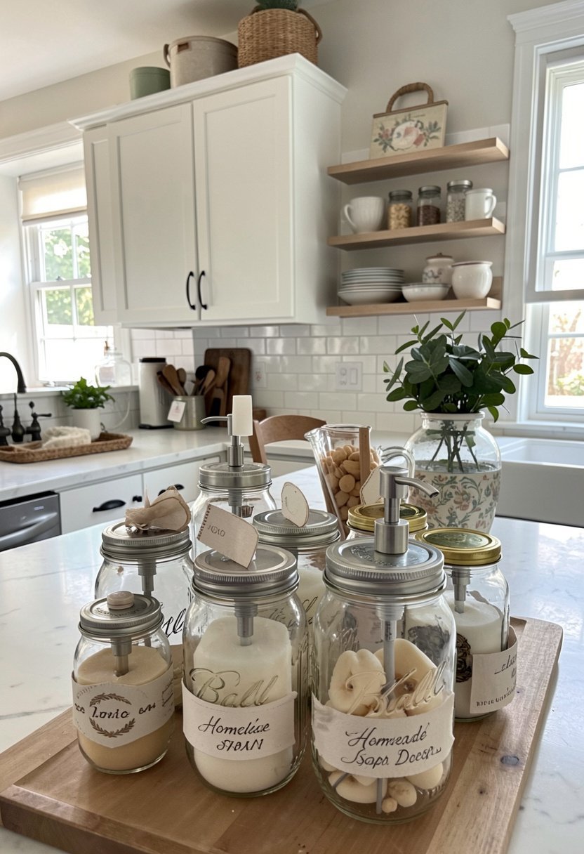 Homemade Soap Dispensers