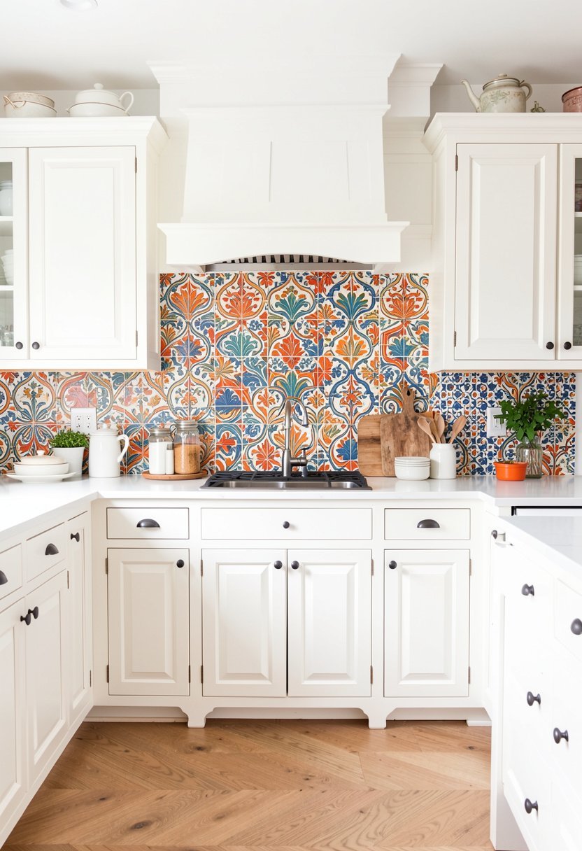 Incorporate a Bold Backsplash